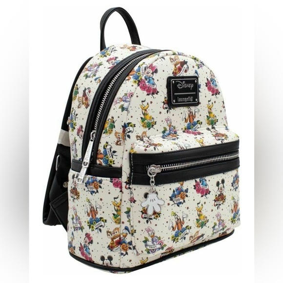 NWT Disney Loungefly Limited Edition Sensational 6 Tatoo Mini Backpack - Picture 2 of 15